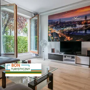 Apartwro - Przestronny Apartament Z Tarasem 5 Min Od Rynku Garaż Projektor Apartament